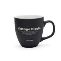 vintage black kubek